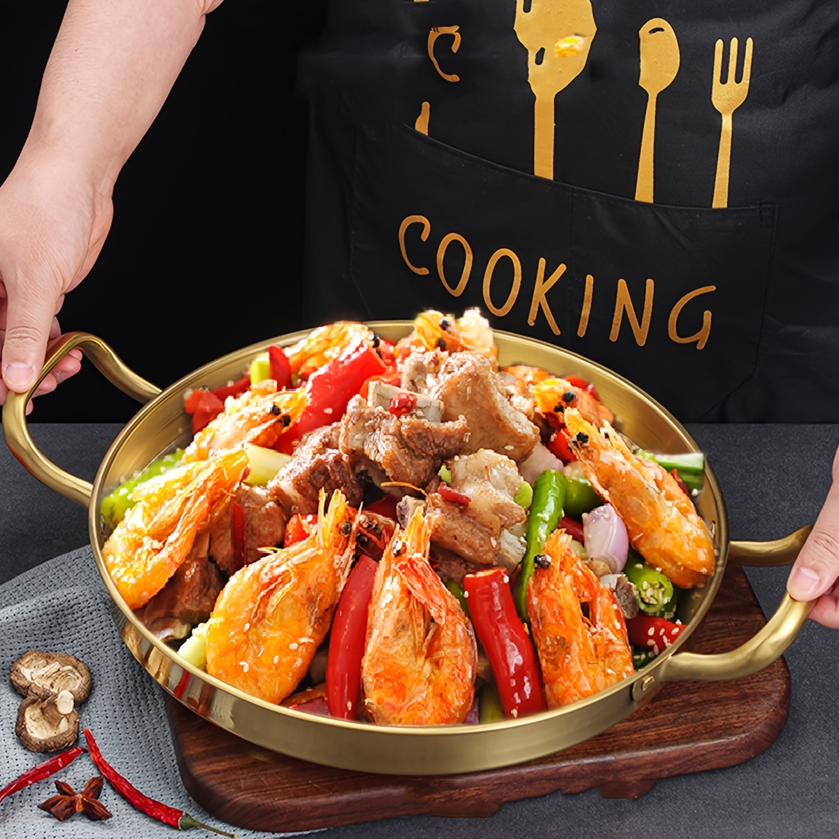 Stainless Steel Korean style Pot Seafood Plate Hot Pot - Temu