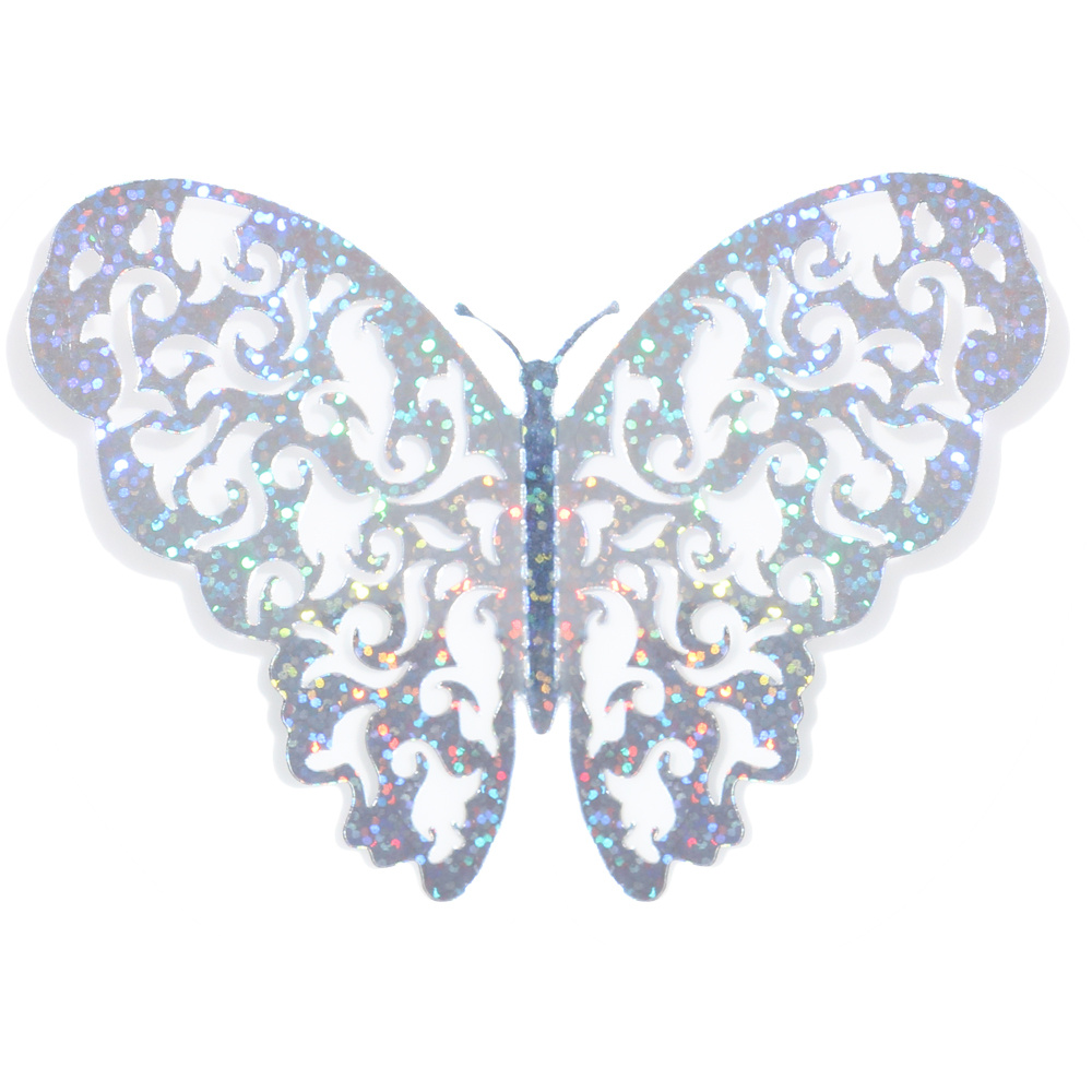 48 Pieces Butterfly Decal, Glow in The Dark 3D Butterfly Purple