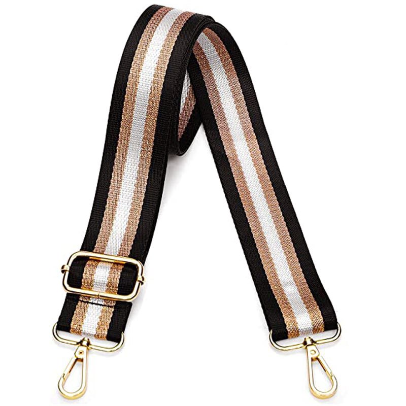 Black Strap Long Shoulder Strap for Crossbody Bag Purse Replacement Straps  Women Handbag Leather Fabric Belt for O Bag Accessories