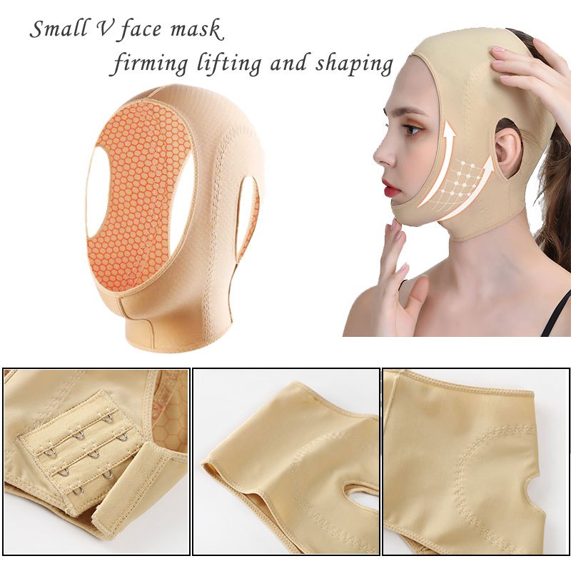 Infared Face Lifting Bandage - Breathable and Seamless - Makeup Friendly