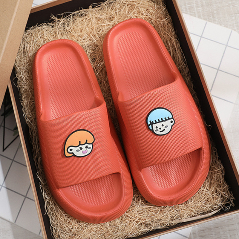 Cute Cartoon Eva Pillow Slides, Open Toe Soft Sole Quick Drying Bathroom  Shoes, Comfy Indoor Shower Slides - Temu Spain