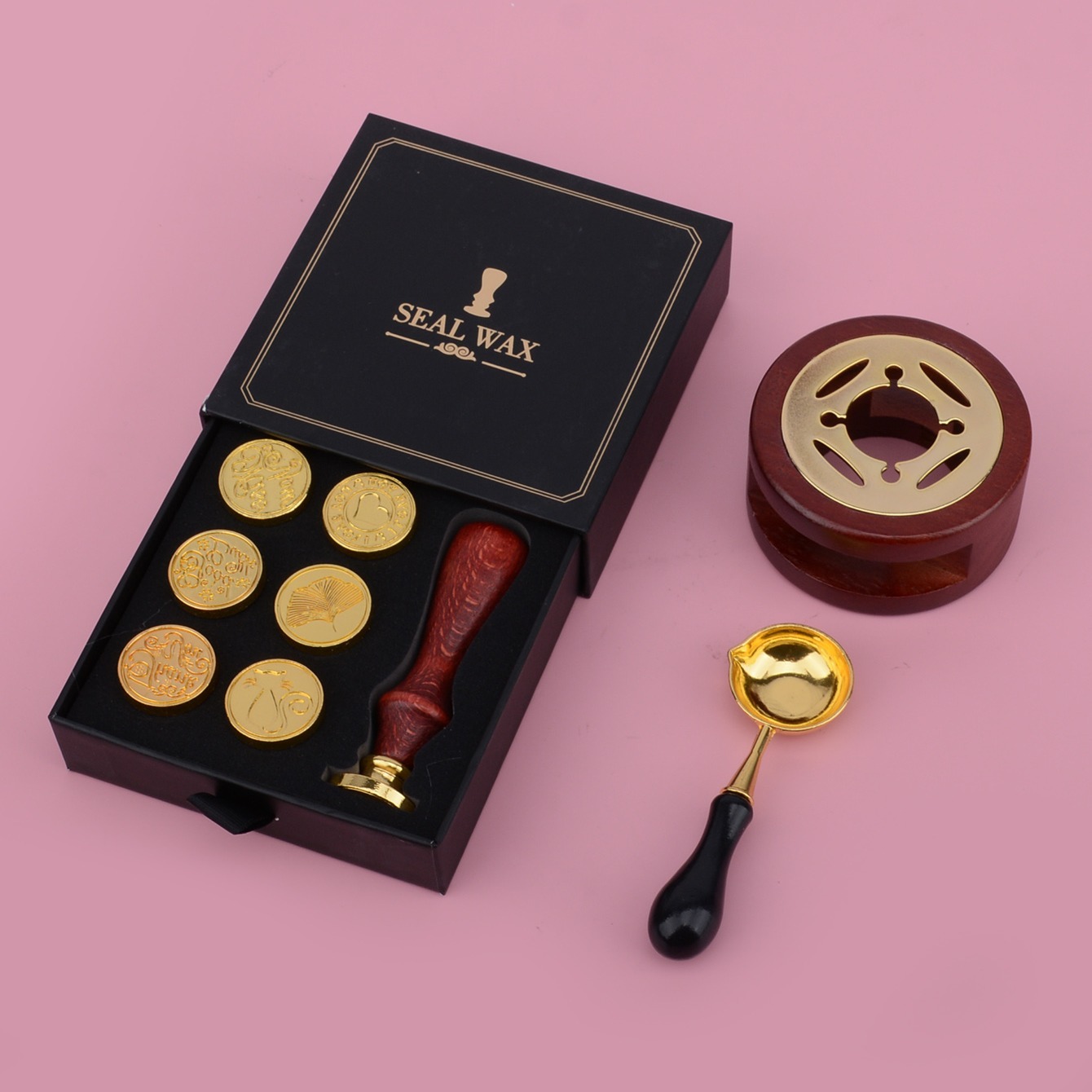 Wax Seal Stamp Suit Contain 1 Wax Seal Stamp 6 Wax Seal - Temu