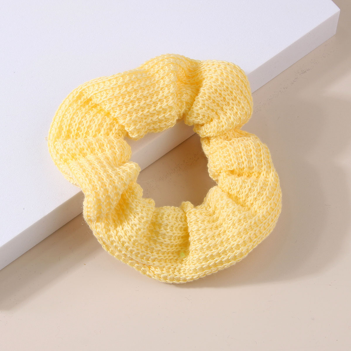 Knit Scrunchies Candy Hair Ties Elastic Ponytail Holders