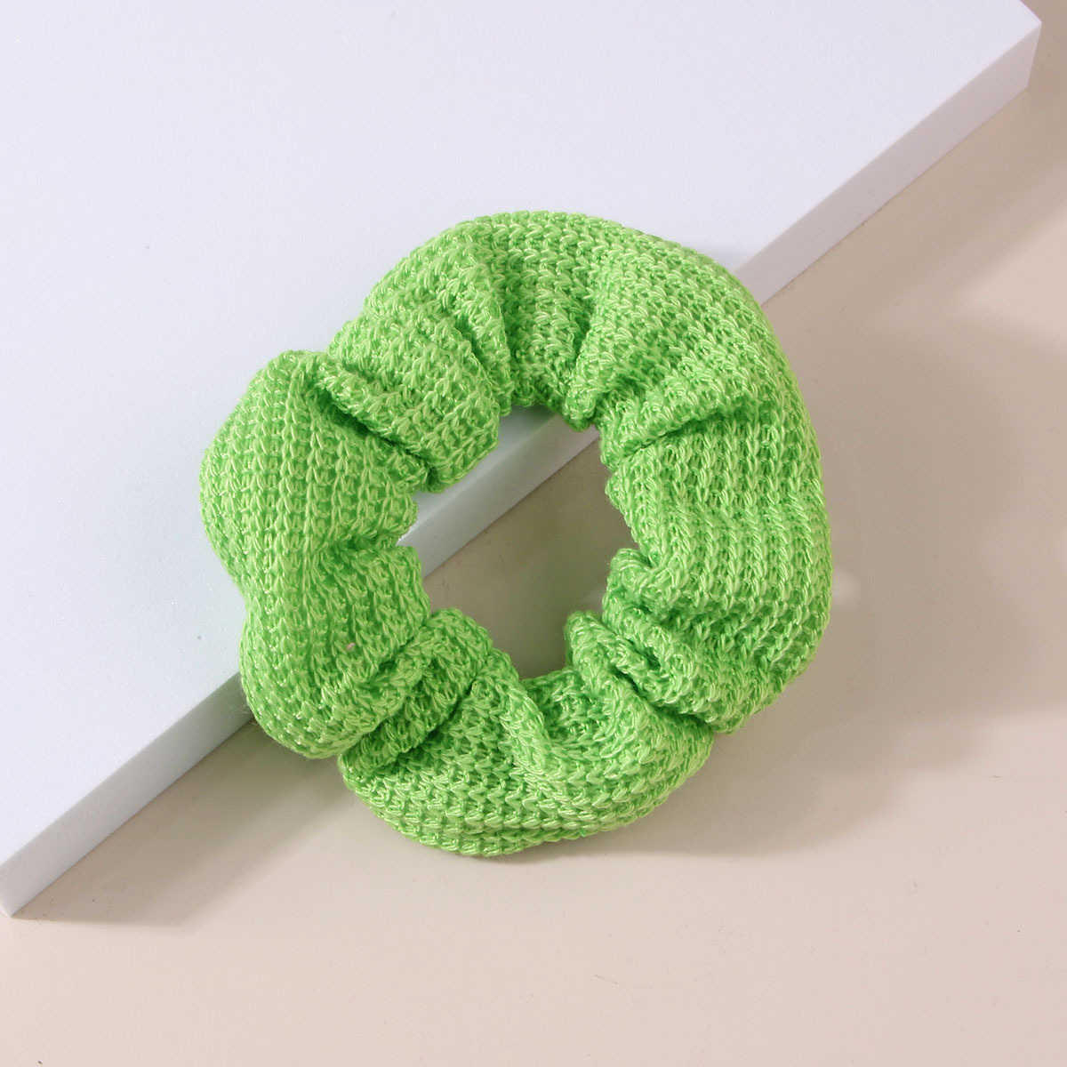 Knit Scrunchies Candy Hair Ties Elastic Ponytail Holders