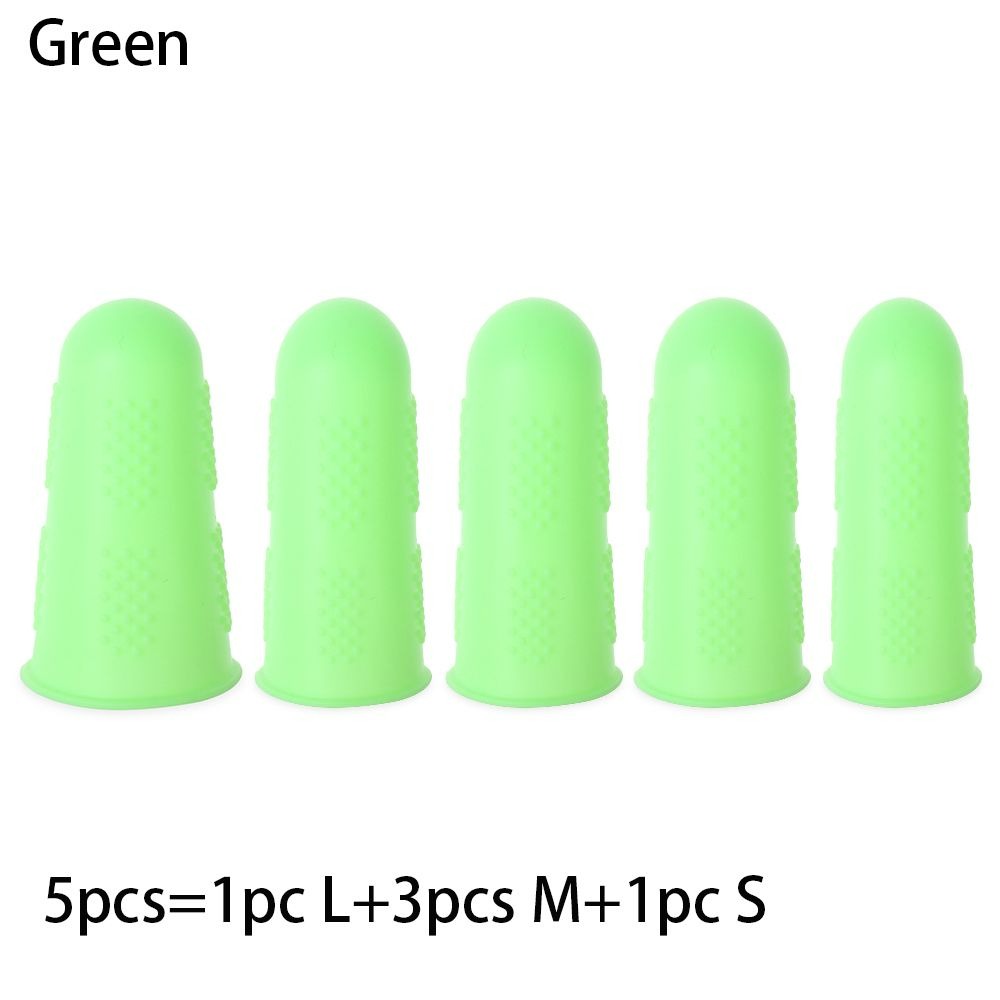 MINM 5Pcs Counting Cone Rubber Thimble Protector Sewing Quilter Finger Tip  Craft Needlework Sewing Accessories 