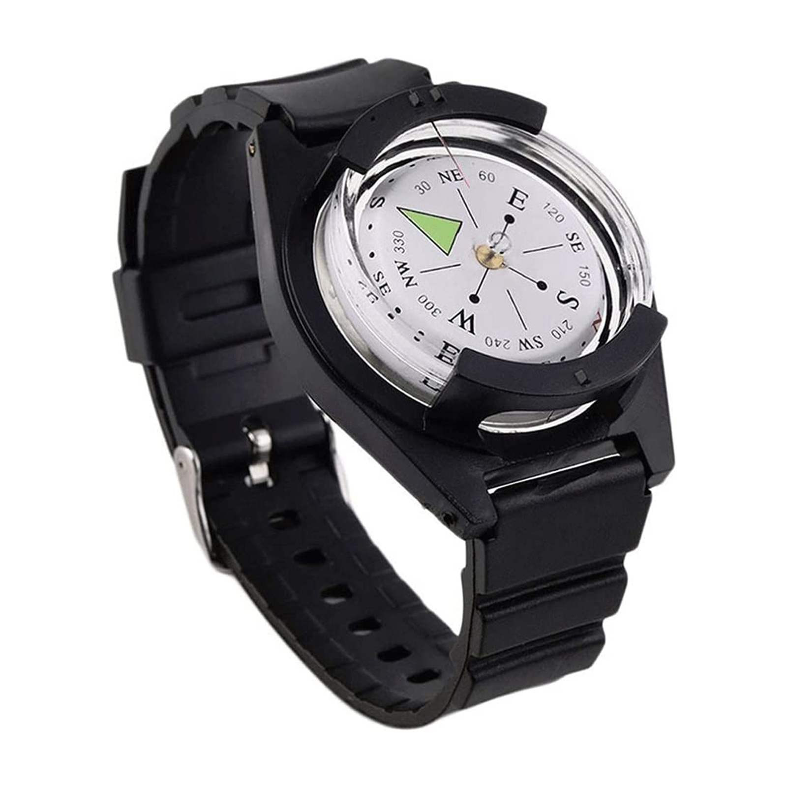 Compass Wrist Watch Mini Waterproof Design For Outdoor Adventures