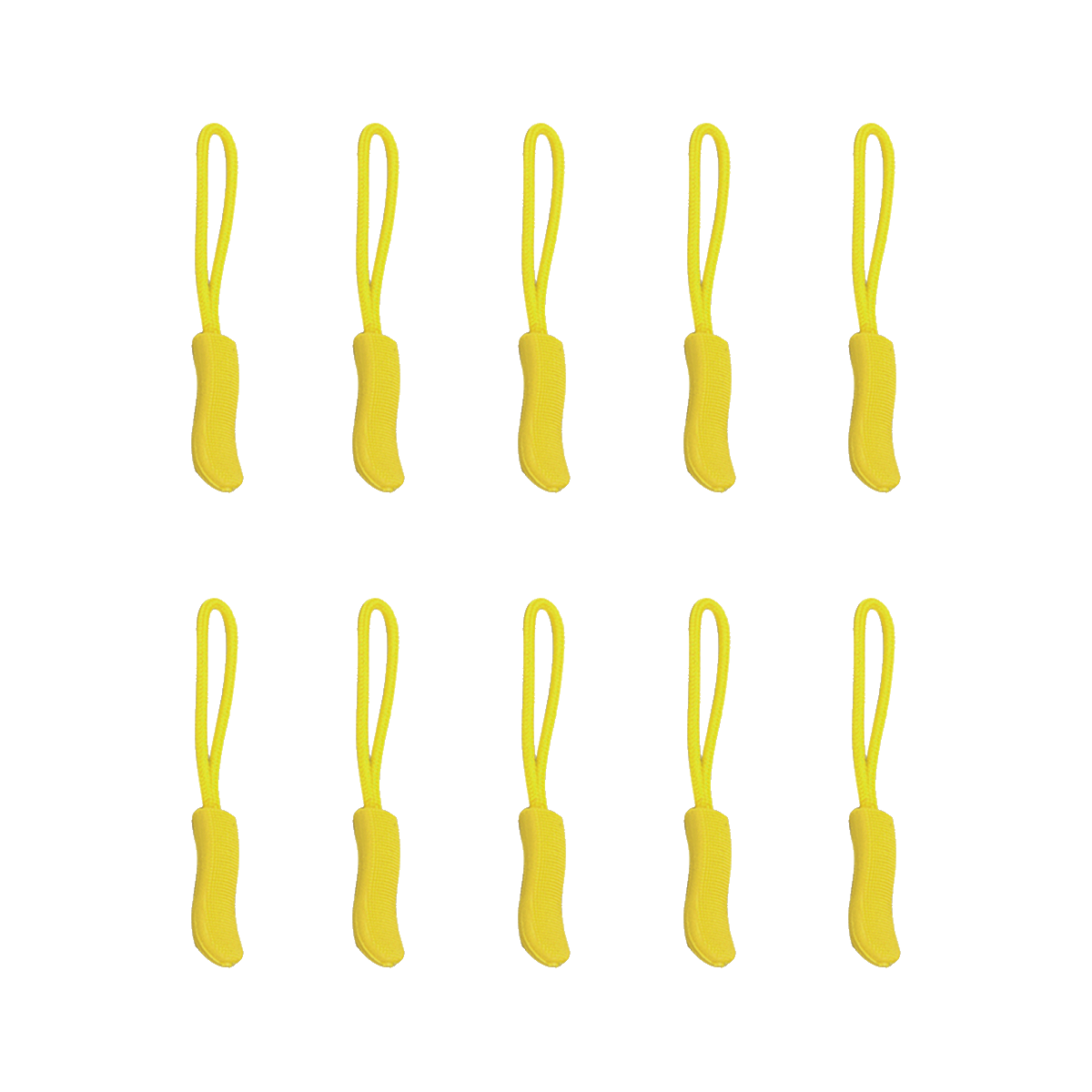 Premium Zipper Pull Replacement, 10PCS Zipper Tab Tags Cord Extension Fixer  for Luggage, Backpacks, Jackets, Purses, Handbags , Orange