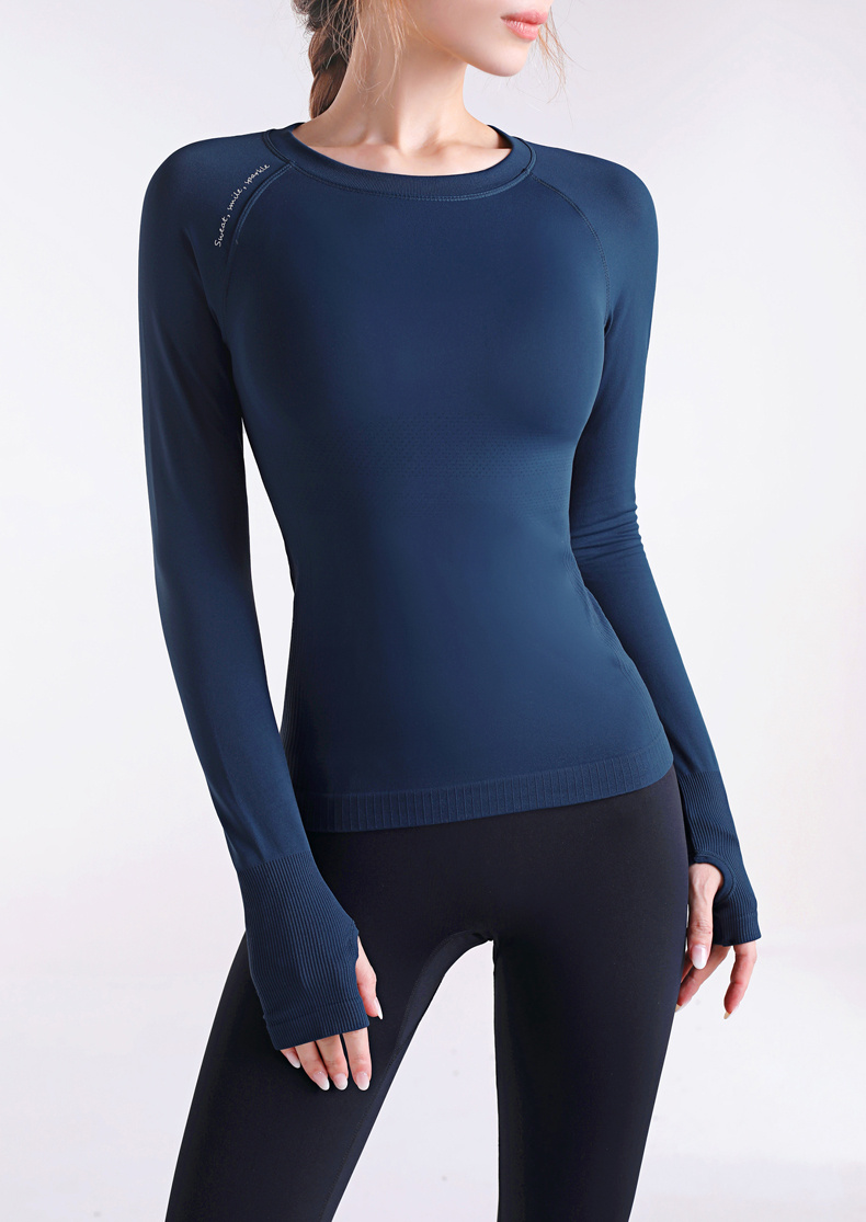 Women's Quick drying Long Sleeve Yoga Shirt Breathable Tight - Temu