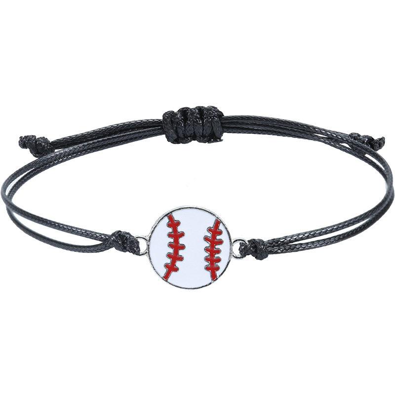Football Baseball Basketball Rope Knotted Bracelet