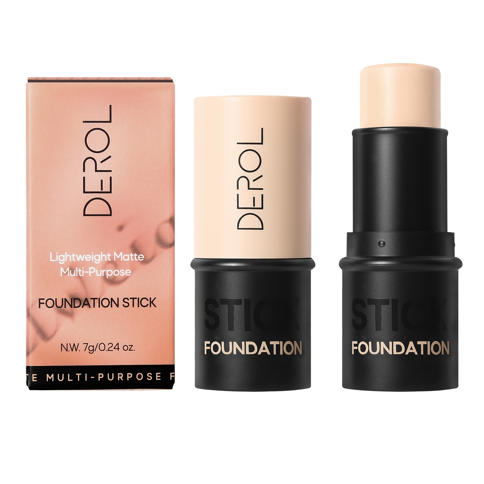 

Foundation Stick - Long-lasting, Blendable, Creamy Formula For A Natural Shine-free Finish - Cruelty-free - Perfect Valentine's Day Gift For Women Contain Plant Squalane