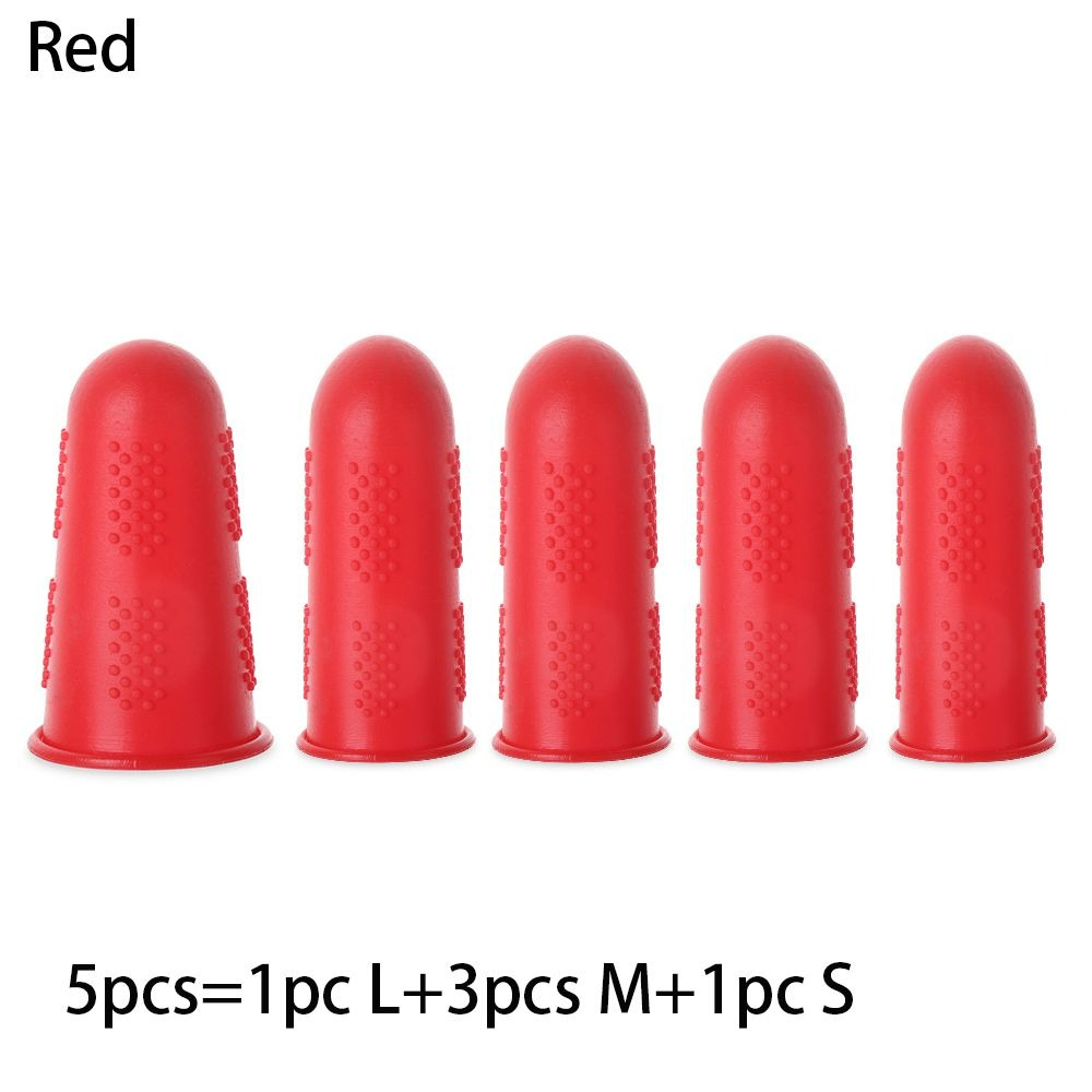 5Pcs Counting Cone Rubber Thimble Protector Sewing Quilter Finger Tip  CrafY_m$