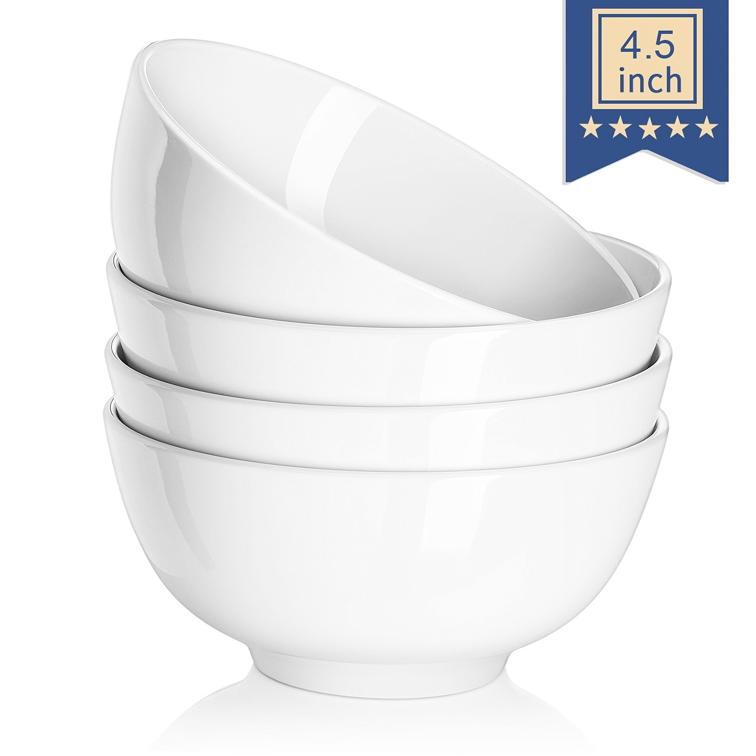 White Soup Cup With Lid 4.5 inch