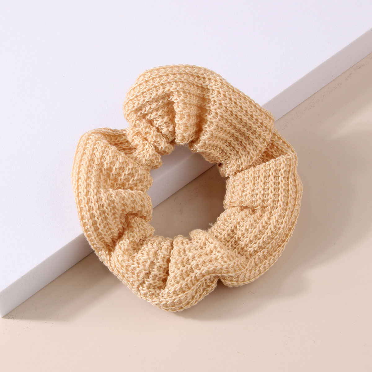Knit Scrunchies Candy Hair Ties Elastic Ponytail Holders