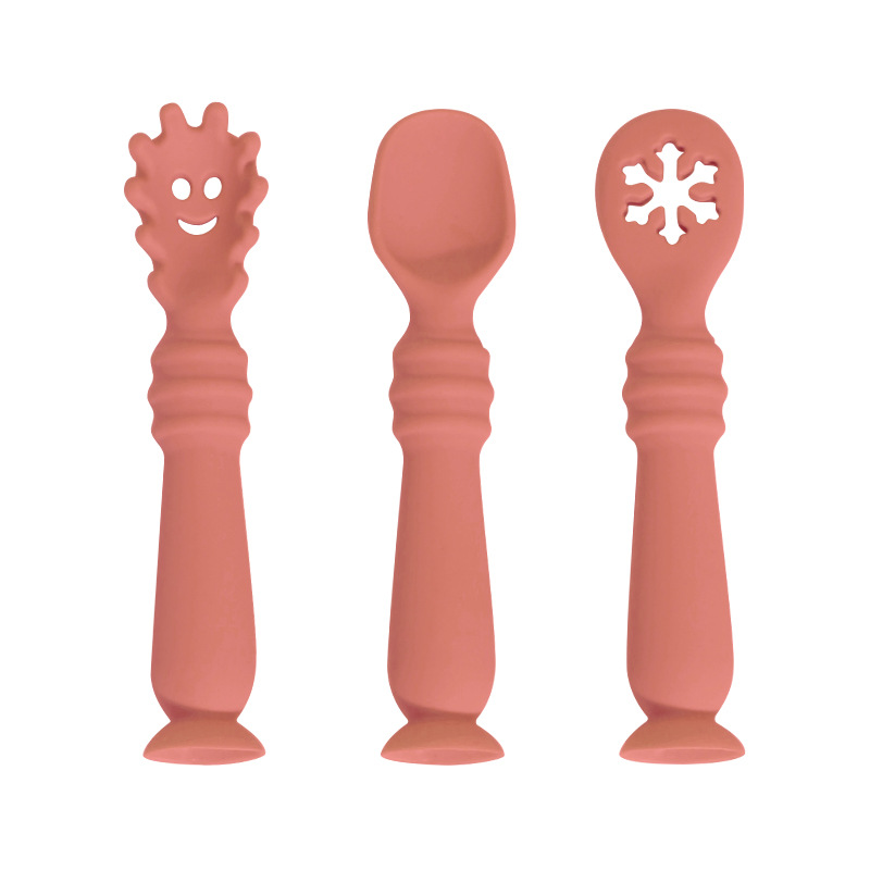 EZPZ - Tiny Spoon silicone spoon 2 pcs, pastel pink, Pink