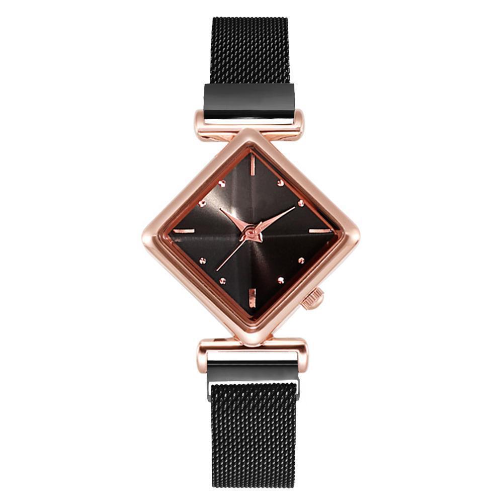 Watch Women Starry Sky Magnetic Stainless Steel Strap Ladies Luxury  Wristwatch