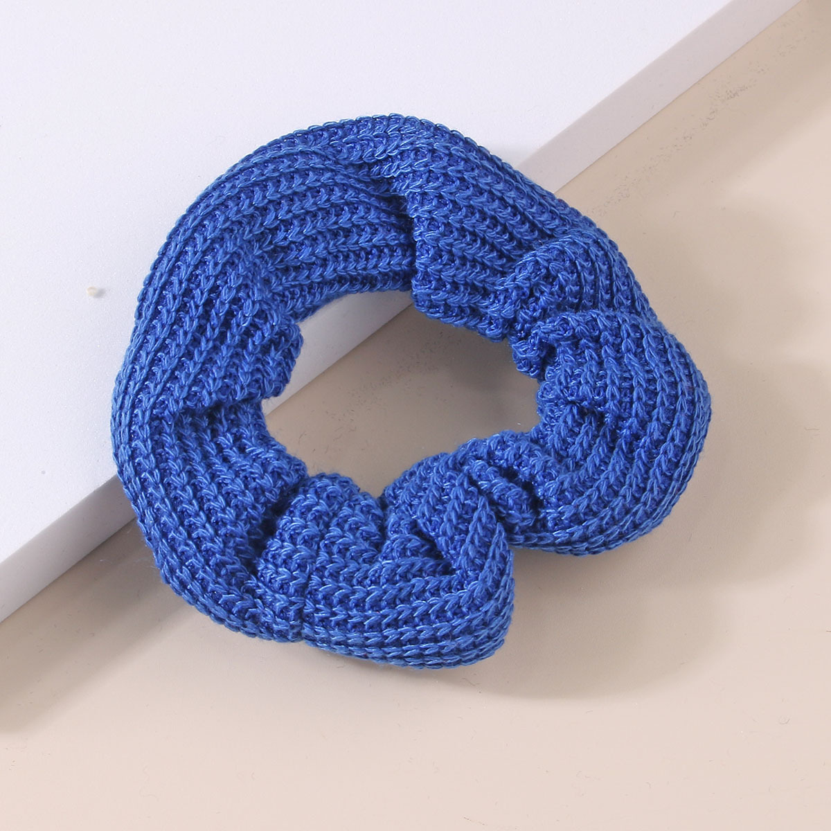 Knit Scrunchies Candy Hair Ties Elastic Ponytail Holders