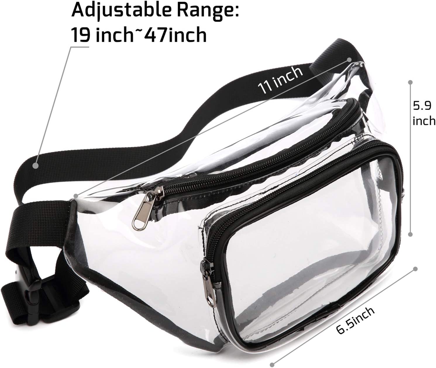 Transparent Fanny Pack Stadium Approved Fanny Pack For Women - Temu