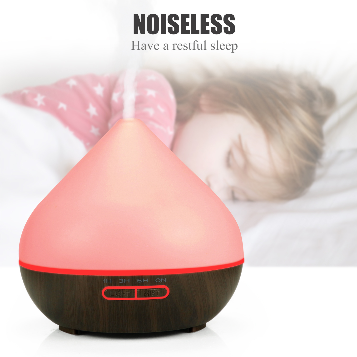 1pc essential oil diffuser essential oil aromatherapy diffuser cool mist humidifier with 7 color lights for home office details 5