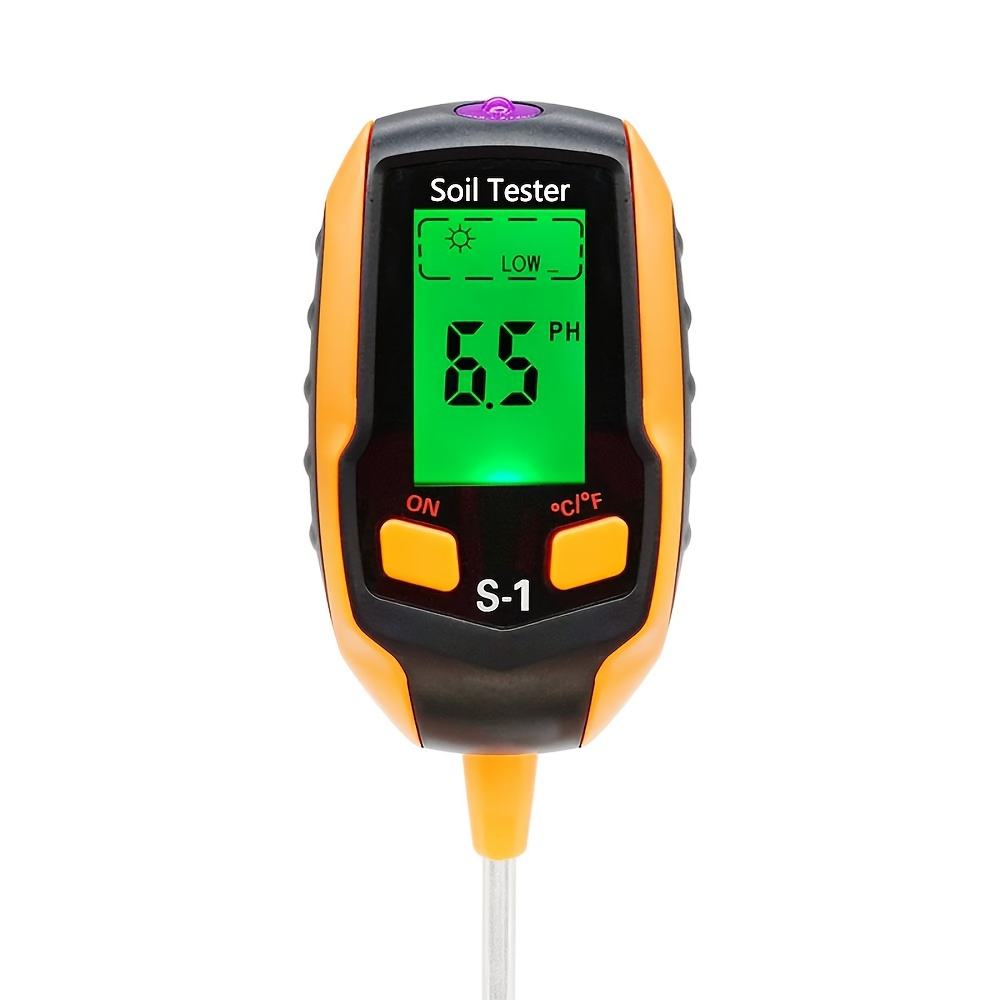 Soil Moisture Test Kit New Upgraded Digital Meter Lcd Display For Accurate Plant Temperature Ph