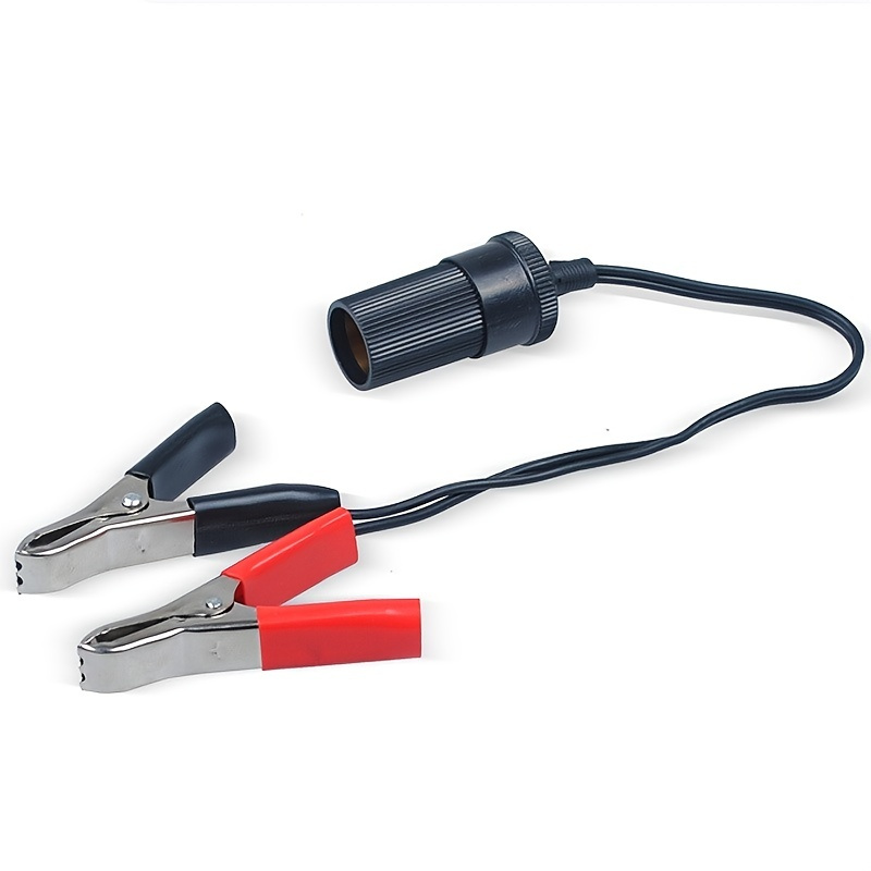 Cars Battery Clip Turn Cigarette Lighter Socket Adapter - Temu
