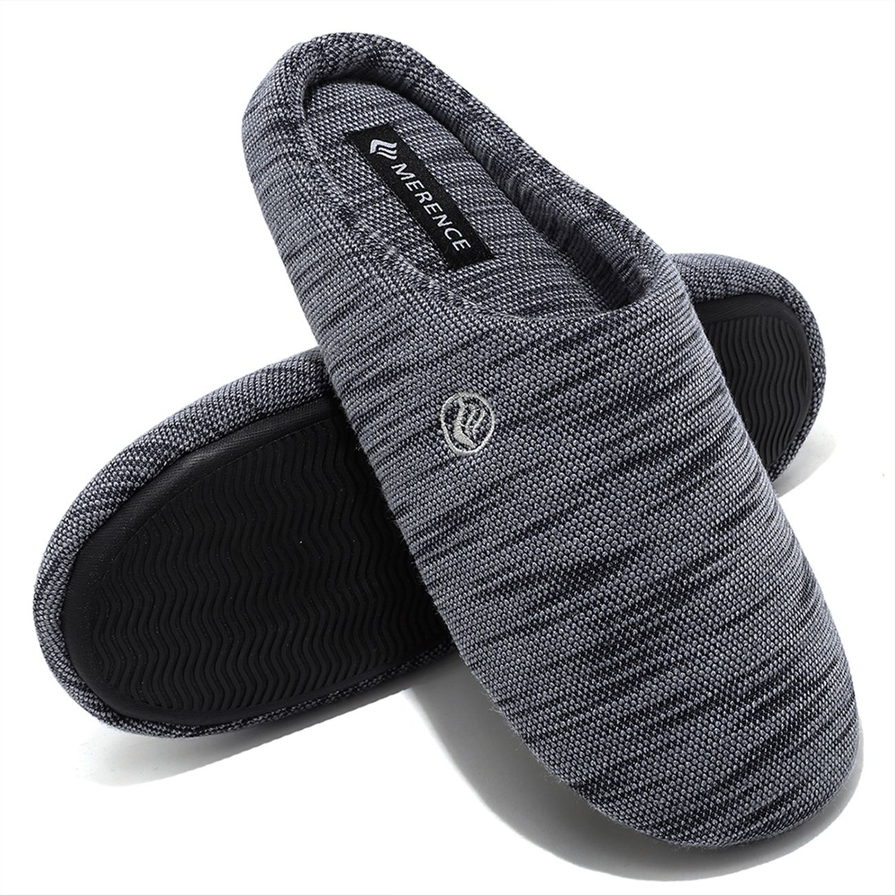 Pew Hunger Execution Men's Memory Foam Warm Cotton Lining House Shoes, Comfortable Closed Toe  Breathable Non Slip Slippers For Indoor, Autumn & Winter - Clothing, Shoes  & Jewelry - Temu