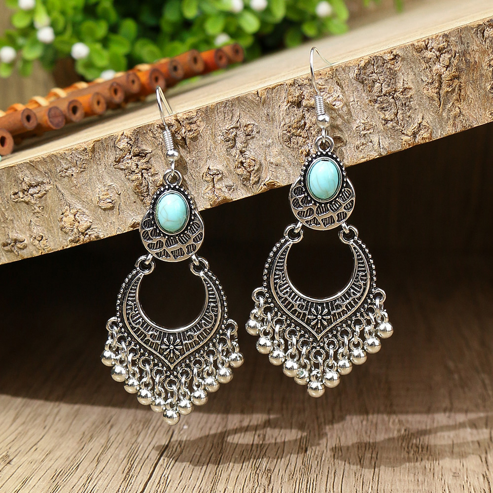 Vintage Antique Silver Turquoise Earrings 13pairs Set Ladies Ear ...