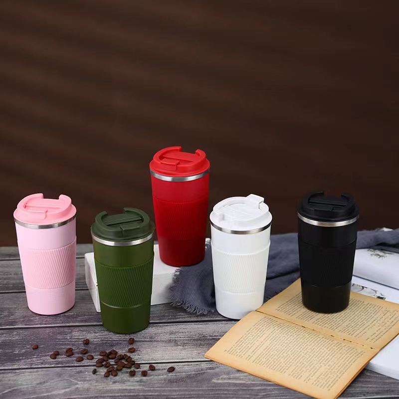 Travel Mug, Insulated Coffee Cups, Reusable Coffee Mug with Leakproof Lid,  Vacuum Insulated Mugs, Stainless Steel Thermal Mug for Hot Cold Drinks