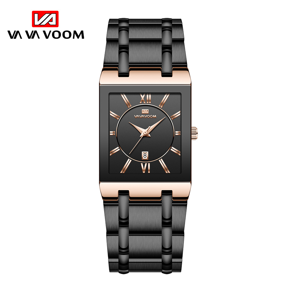 Va Va Voom Men Top Luxury Quartz Stainless Steel Strap 3atm Waterproof  Wrist Watches Ideal Choice For Gifts - Jewelry & Accessories - Temu