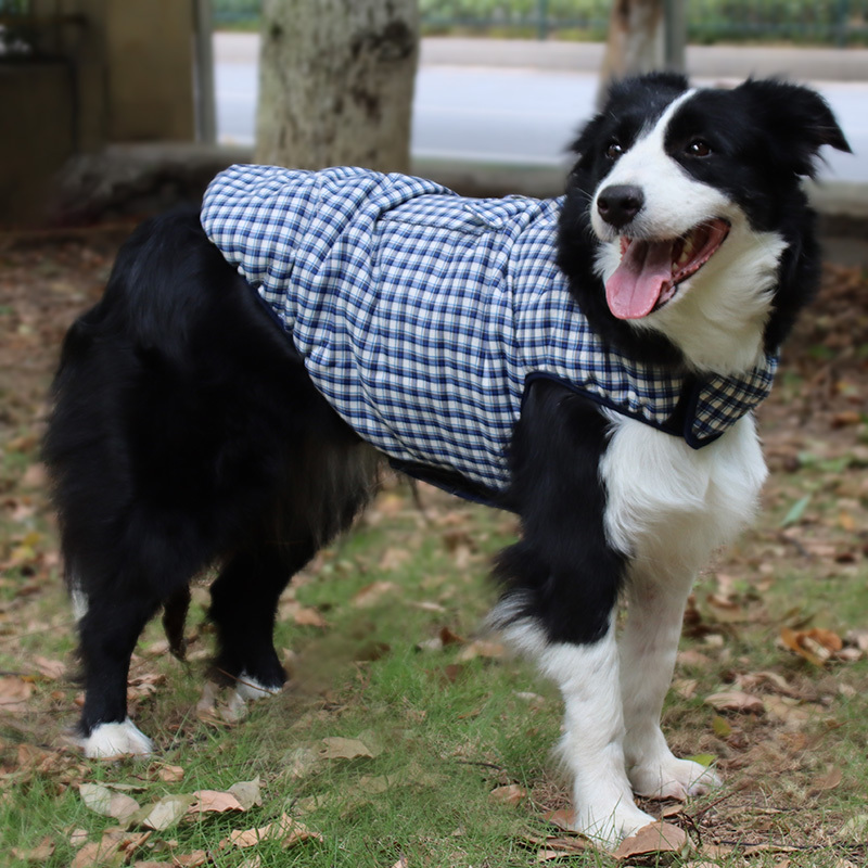 Maple Plaid Coat Vest for Dogs  Milan Pets Winter Clothing Apparel