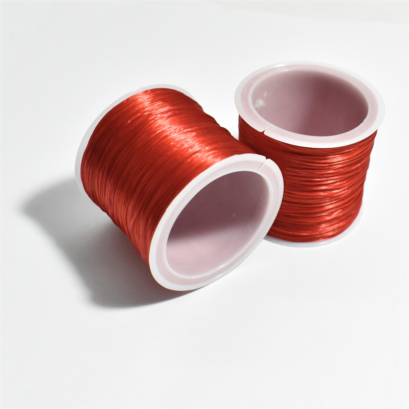 Lot de 10 mètres de fil de nylon rouge pour bricolage, 0.8/1.0mm