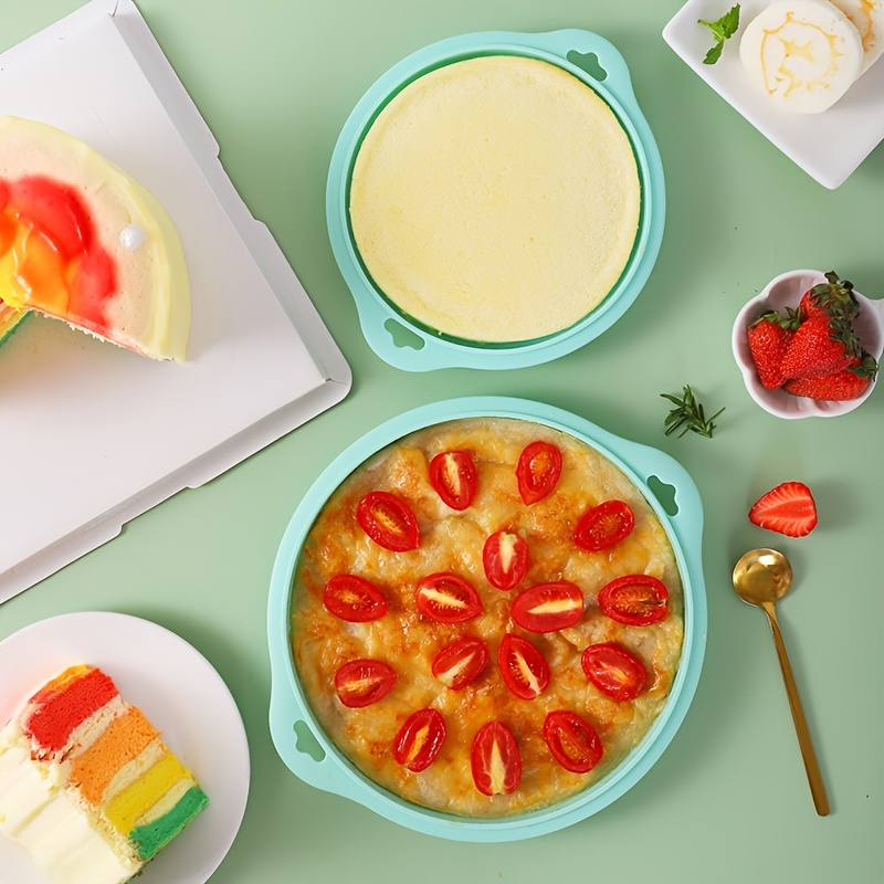 4pcs Round Tire Fondant Silicone Mold For Cake Decorating Today's