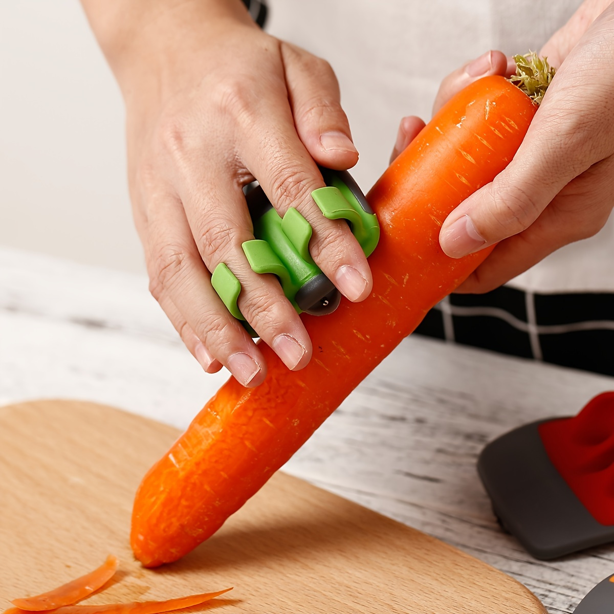 10pcs Multi-function Peeler Multi-color Ceramic Melon Planer Kitchen Paring  Knife Creative Home Peeling Knife U-shaped