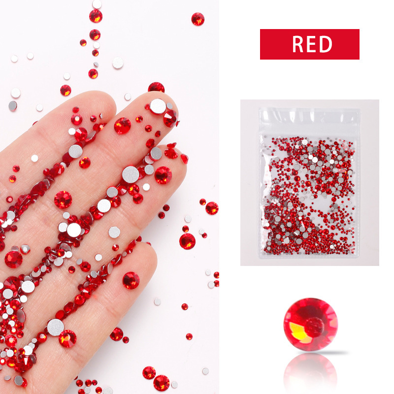 1440pcs Flat Back Rhinestone, Tamanho Misto Rhinestone Para Diy Nail Art,  Acessórios De Unhas Glamorosos, Compre Agora Por Ofertas Por Tempo  Limitado