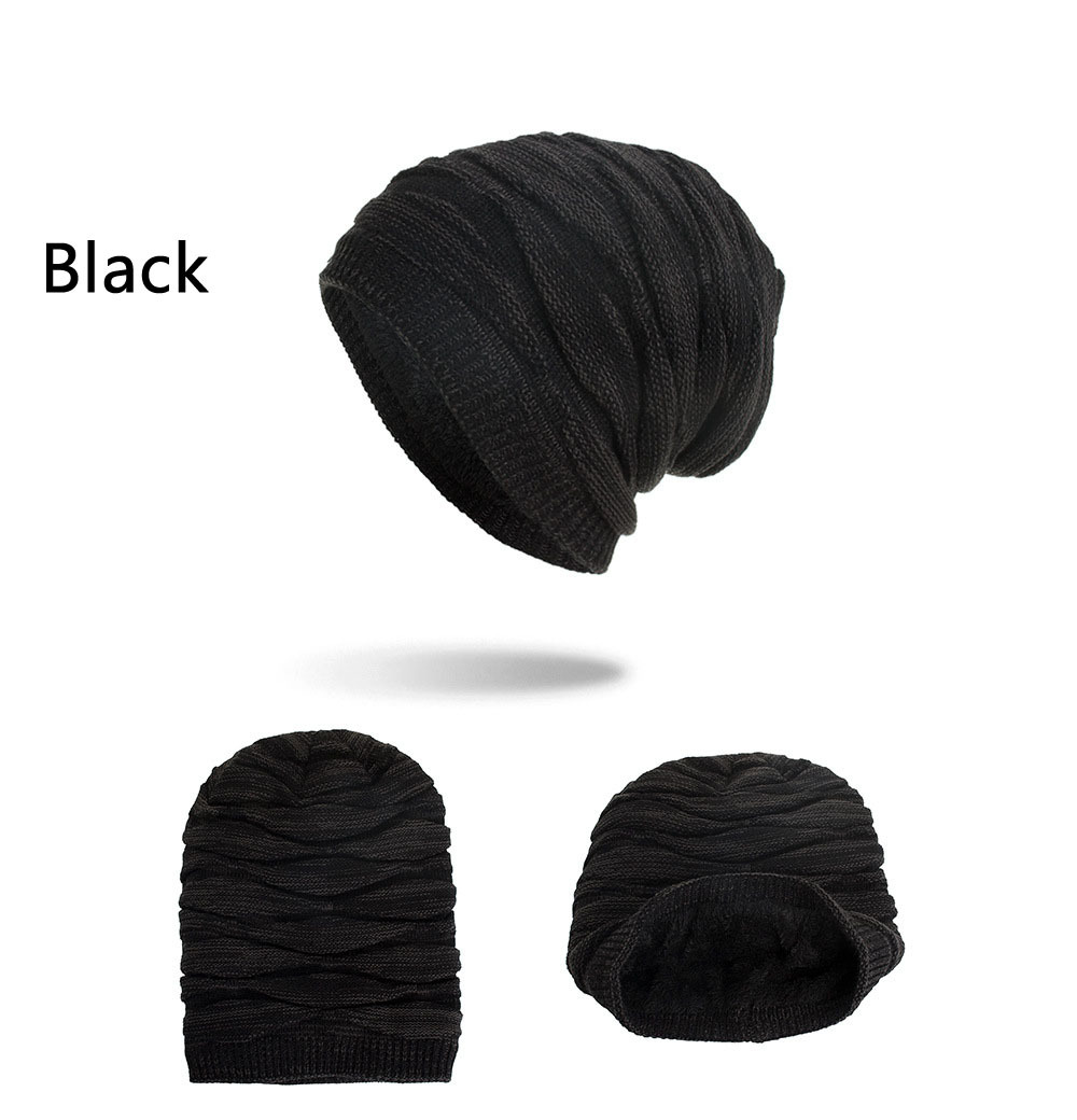 Sombrero tejido Gorro cálido de invierno para hombre, gorro de algodón de  punto grueso para exteriores, gorro para clima frío, esquí, senderismo,  correr Golovejoy Sombrero tejido