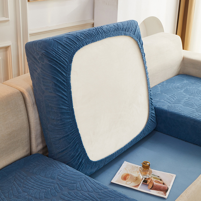 1pc Large Leaf Sofa Cushion Cover Furniture Protector For Home Living