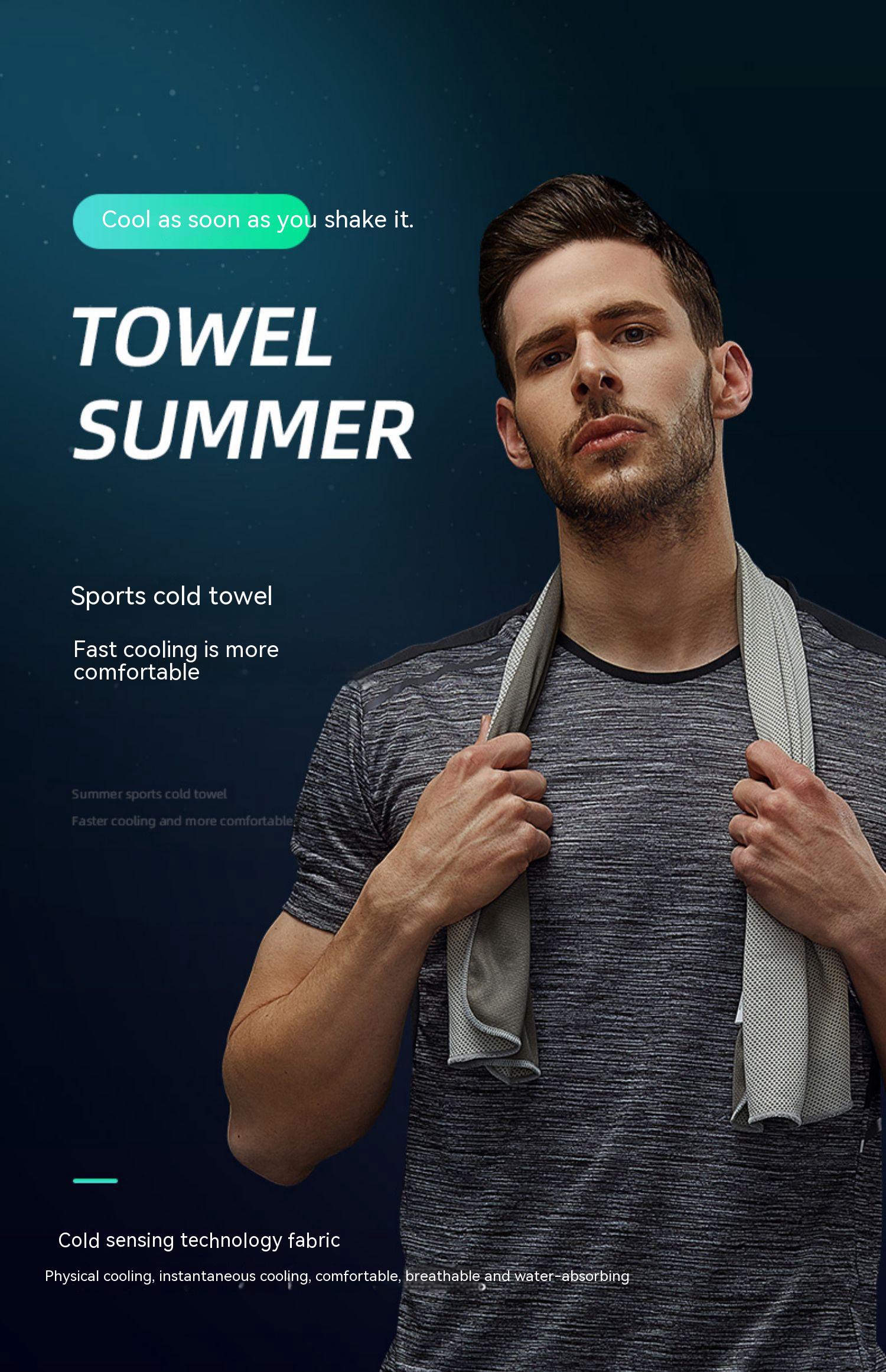 Cooling Sports Towels Quick Drying And Lightweight Perfect For Gym, Exercise, And Face Sweat