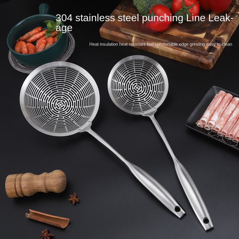 Skimmer Solid Spider Strainer Ladle Colander Stainless Steel