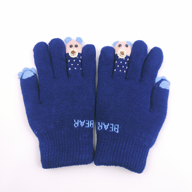 Enfants Chaud Gants , Automne Hiver Dessin Animé Mignon Poulpe