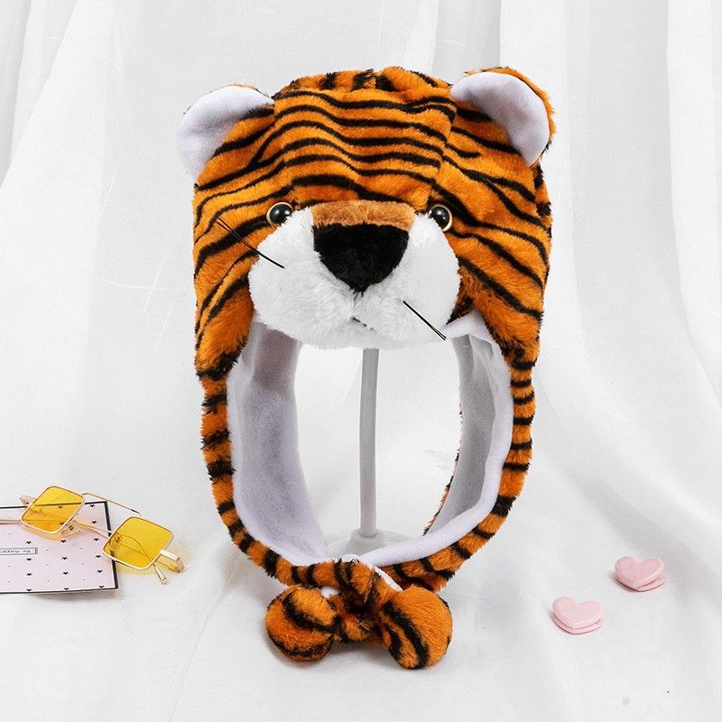 Kids Cute Animal Plush Hats Ear Warm Cap Winter For Boys And Girls | Shop  Now For Limited-time Deals | Temu