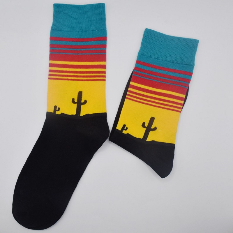 Fun patterned crew 2025 socks