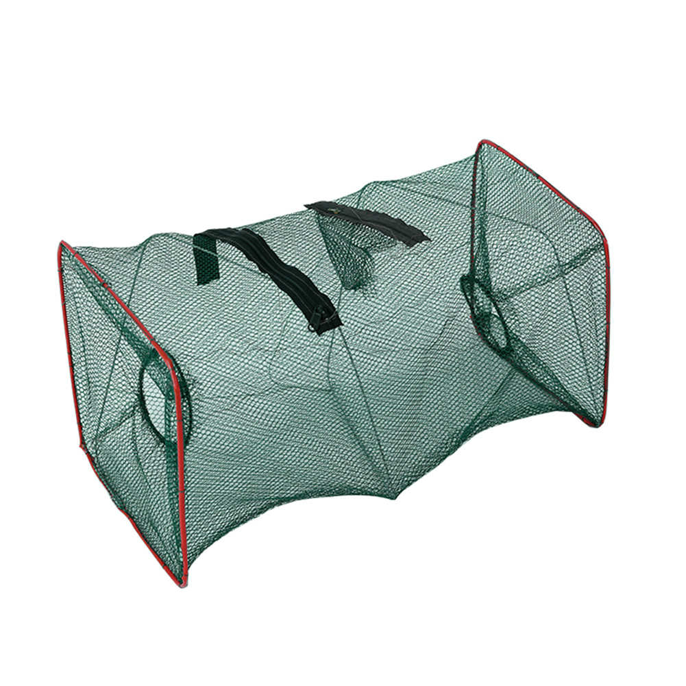 MAHFEI Automatic Folding Fishing Net, Bait Crab Net Fish Net Trap Cage  Fishing Net Trap For Fish Shrimp Minnow Crayfish Crab Baits (Color : White