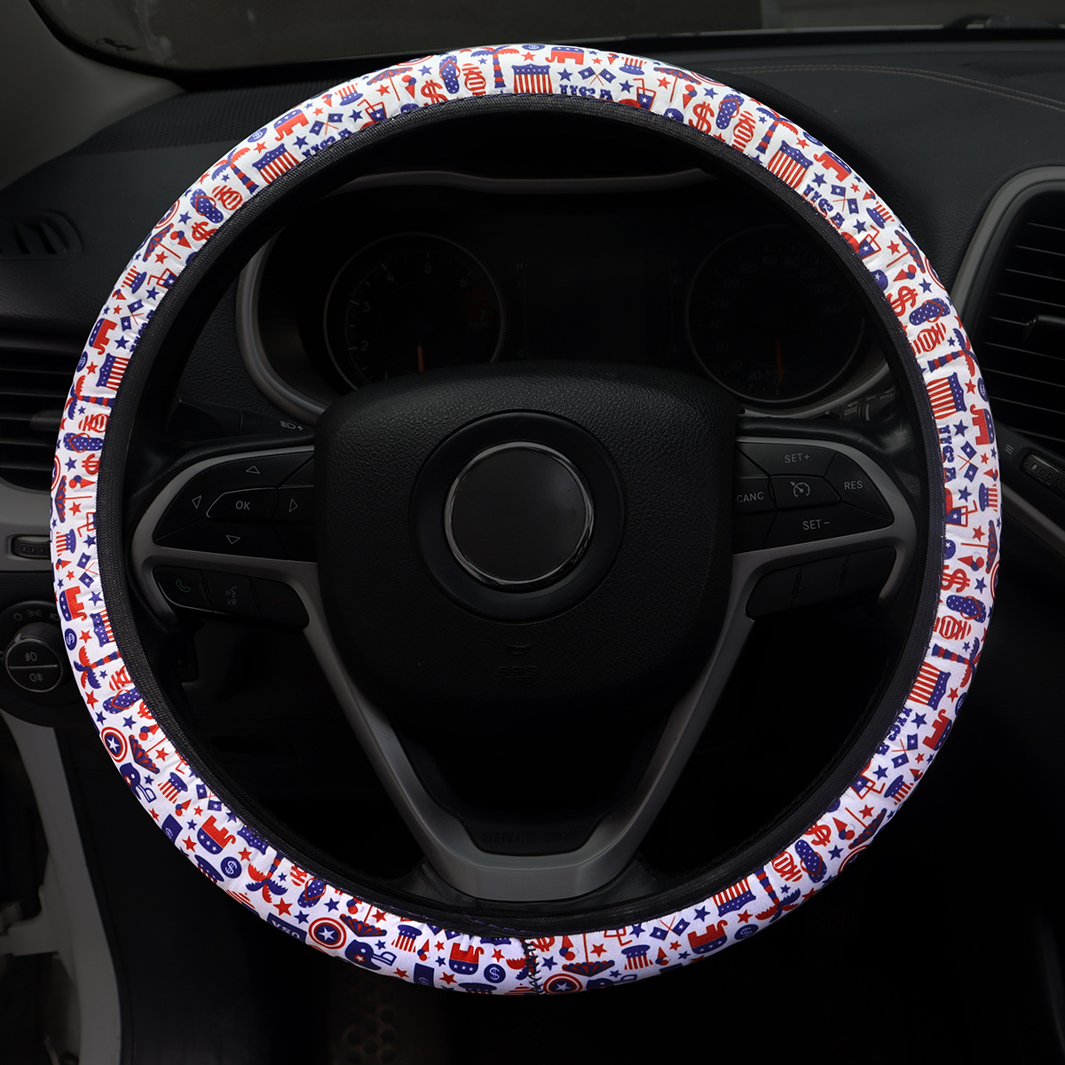 cheetah print steering wheel cover