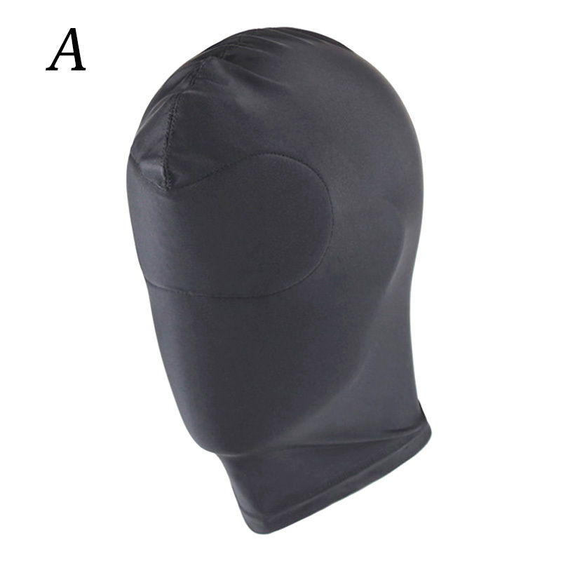 Unisex Adult Eyes & Mouth Open Headgear Mask Hood, Breathable Blindfold  Face Cover Blindfold, Cosplay Costume, Black (4 Types Optional) - Temu