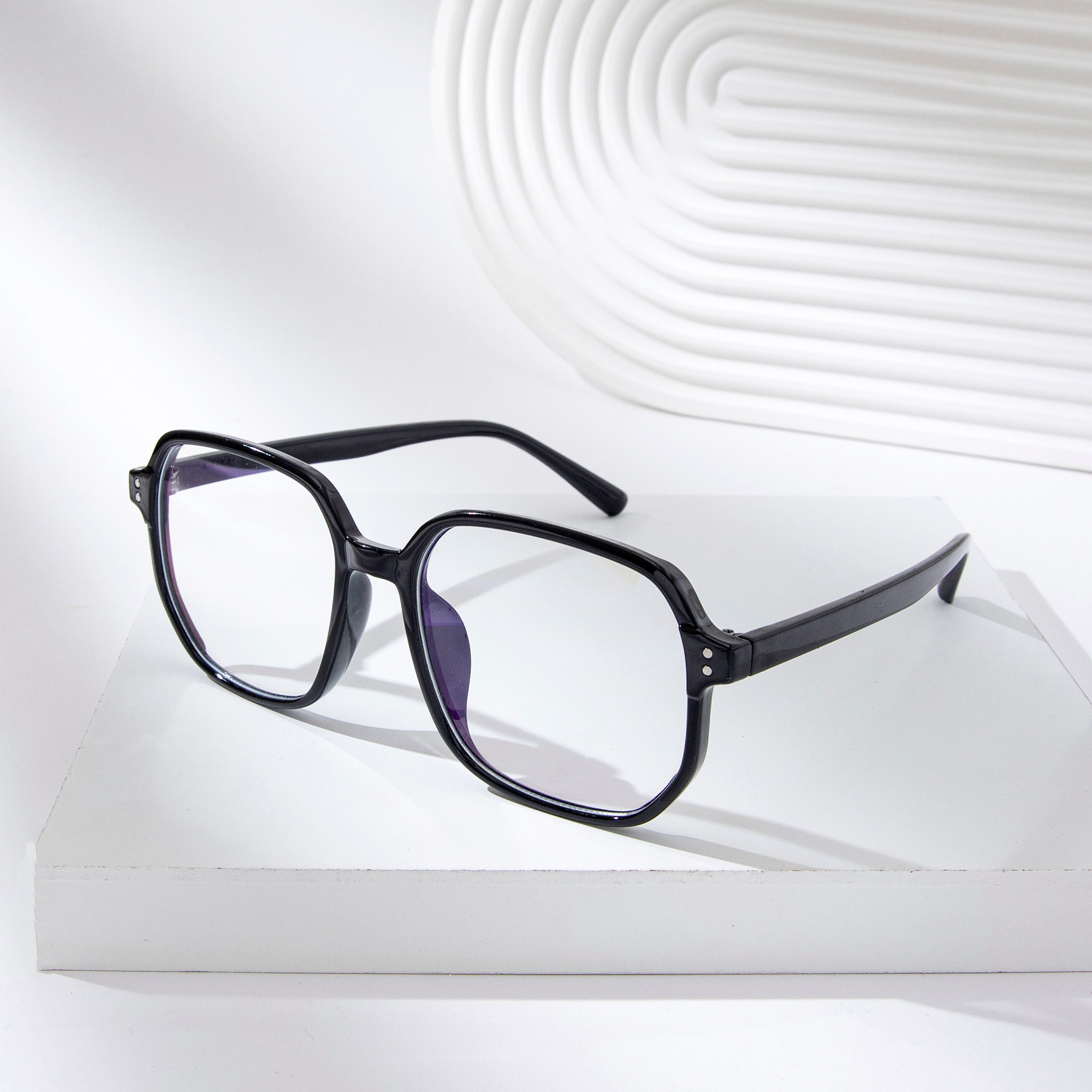 Stylish Square Frame Light Blocking Glasses