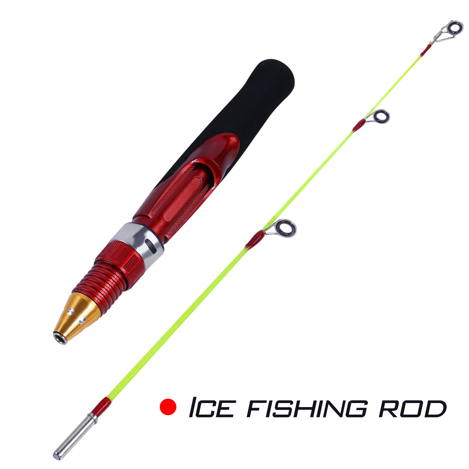Sougayilang Ice Fishing Rod Ultralight Winter Shrimp Ice - Temu