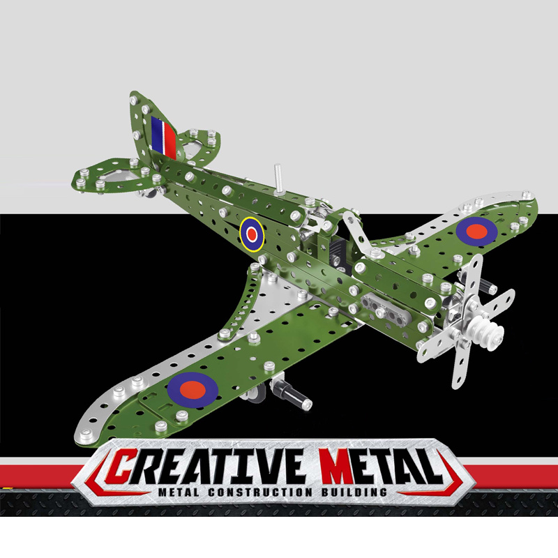  STEM Building Toys Model Airplane Kits for Boys 8-12,Airplane  Model Scale 1:32 Metal Building Kit,Erector Set Model Planes for Kids  8-12,Best Airplane Gifts for Hurricane Fighter Fans : Toys & Games