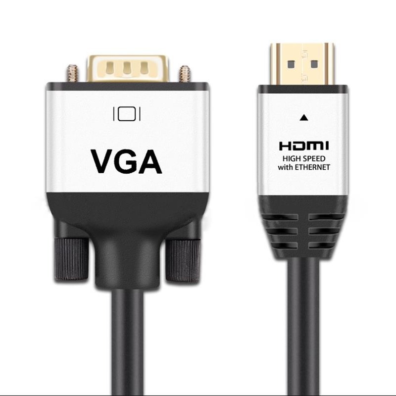 Hdtv To Vga Cable, 1080p Hdtv Male To Vga Male Video Converter Cord Vga Adapter Support Signal From Hdtv Input Laptop Pc Hdtv To Vga Output Monitors Projector.