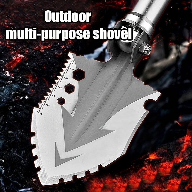 Multi Functional Folding Shovel High Carbon Steel Survival Tool For Outdoor  Camping And Adventure, High-quality & Affordable