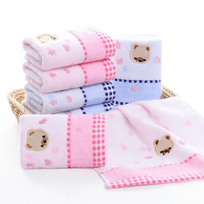 Cute Fingertip Towel, Soft Absorbent Hand Wipe Towel, Cute Cartoon