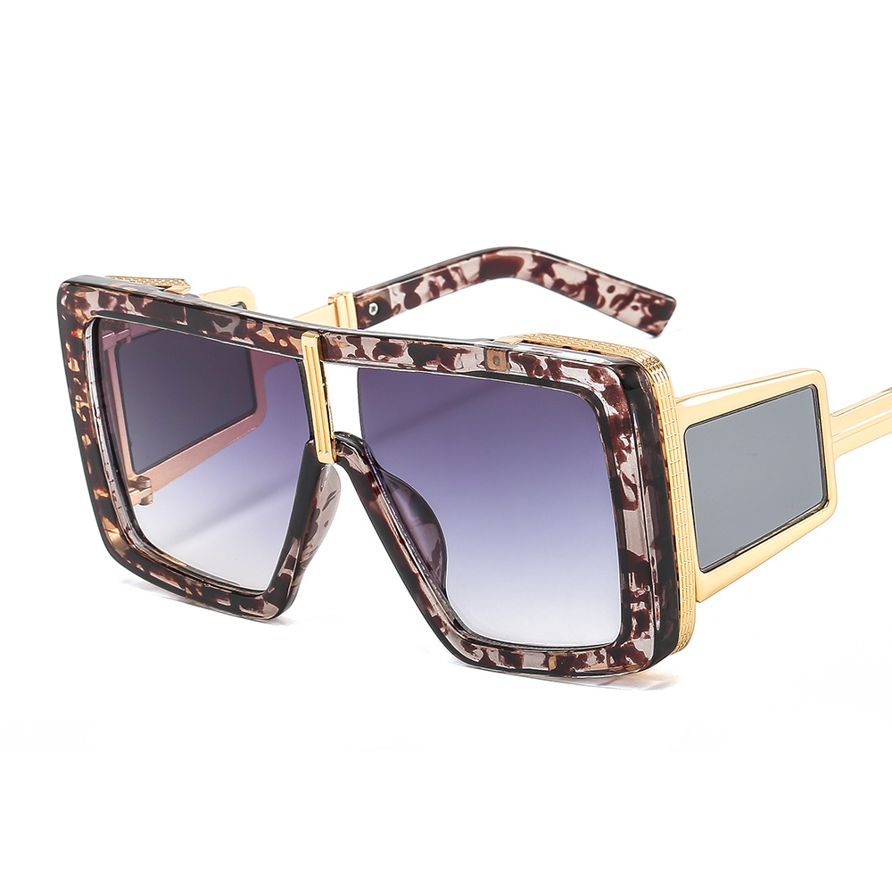 Oversized Square Sunglasses Colorful Lens For Women Street - Temu